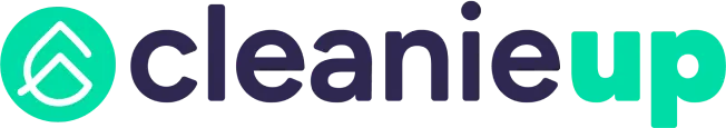 CleanieUp house cleaning logo